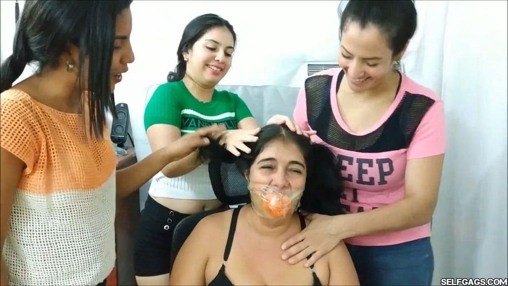 South American MILF Turned Gag Slut - Selfgags #2