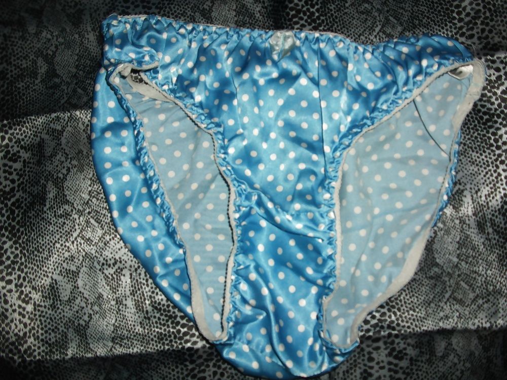 A selection of my wife's silky satin panties #51