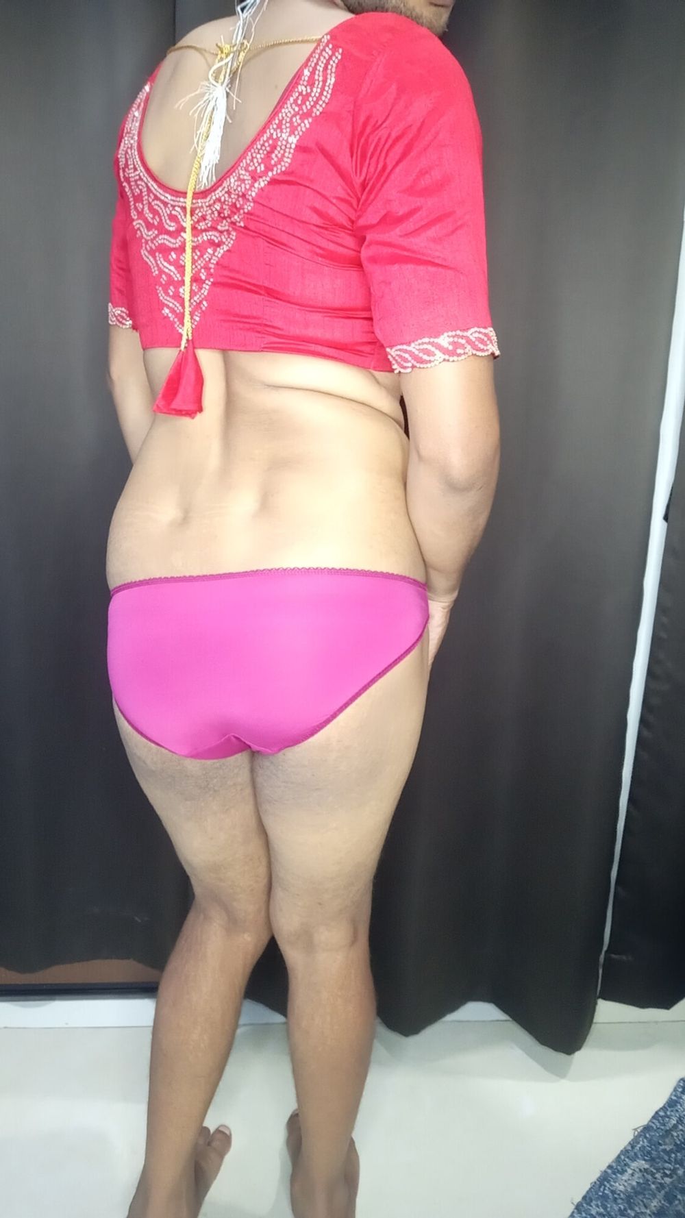 Gorgeous Indian stepmom sexy dress bra panty  #15