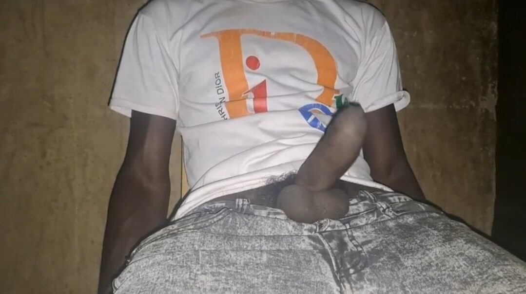 Big black cock on white #7