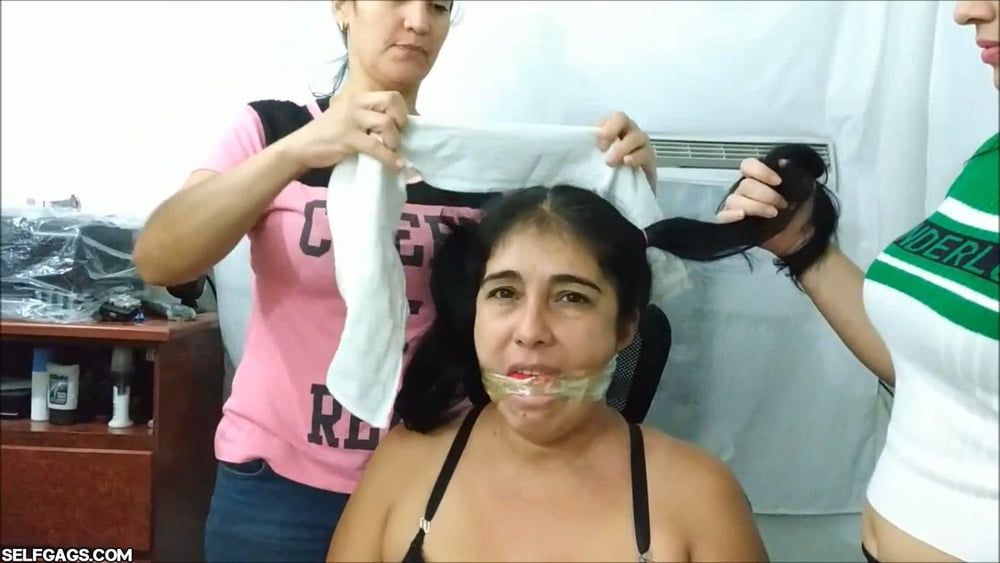 South American MILF Turned Gag Slut - Selfgags #12