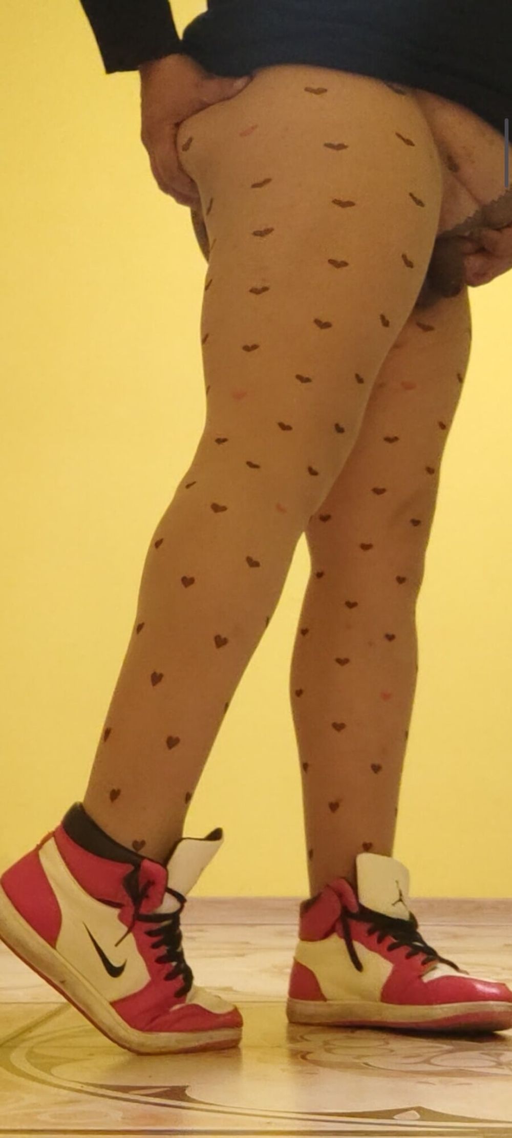 Ripple pantyhose on me #25