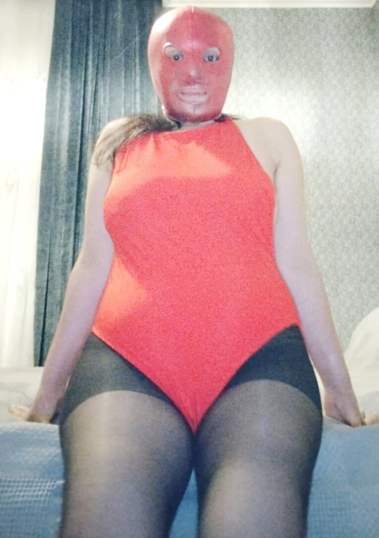 Whore in a red swimsuit #3