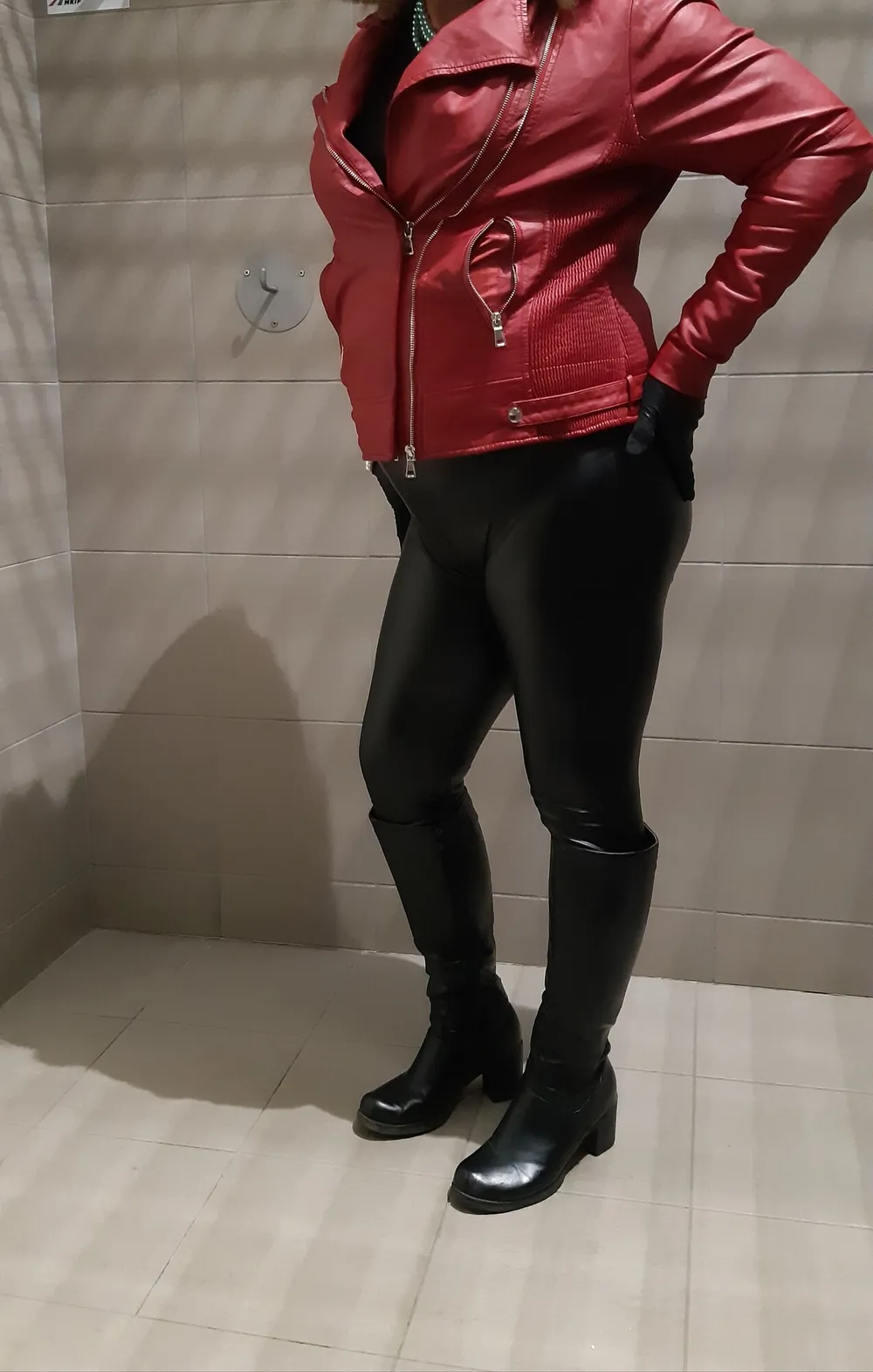 Shiny latex catshuit #10