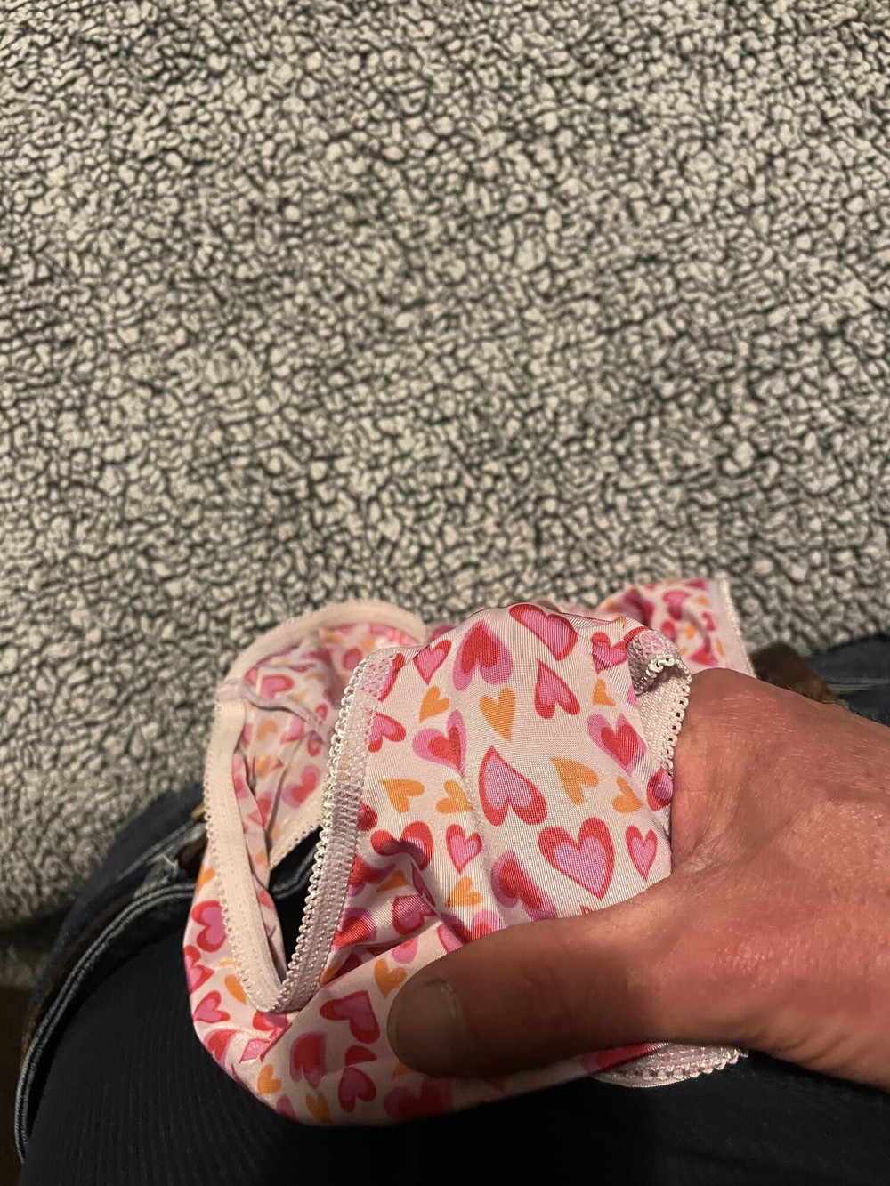 Wife’s lace knickers can not help myself  #5