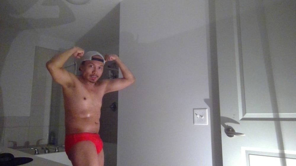 Flexing In Red Speedos Again! #15