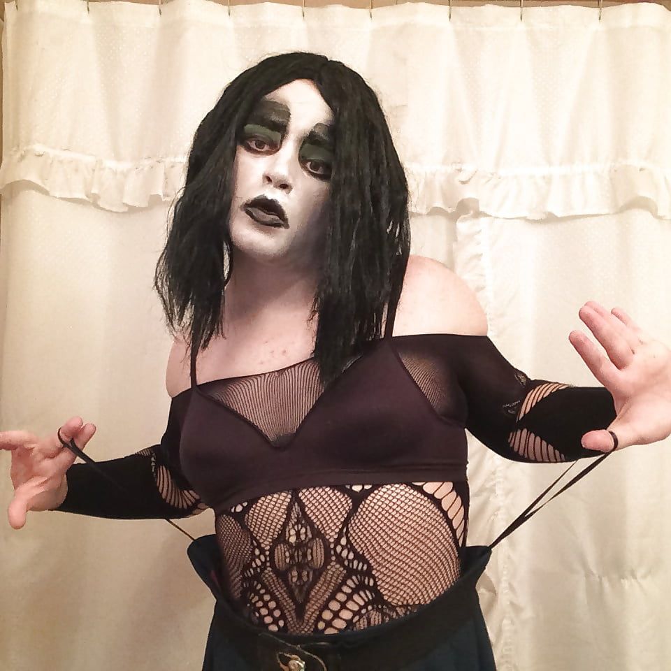 Devil in lace (goth tranny) #6