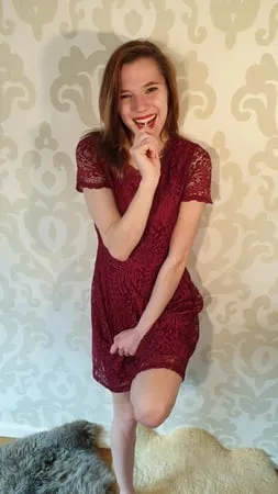 cute teen girl having fun         