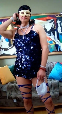 Me in blue Dress