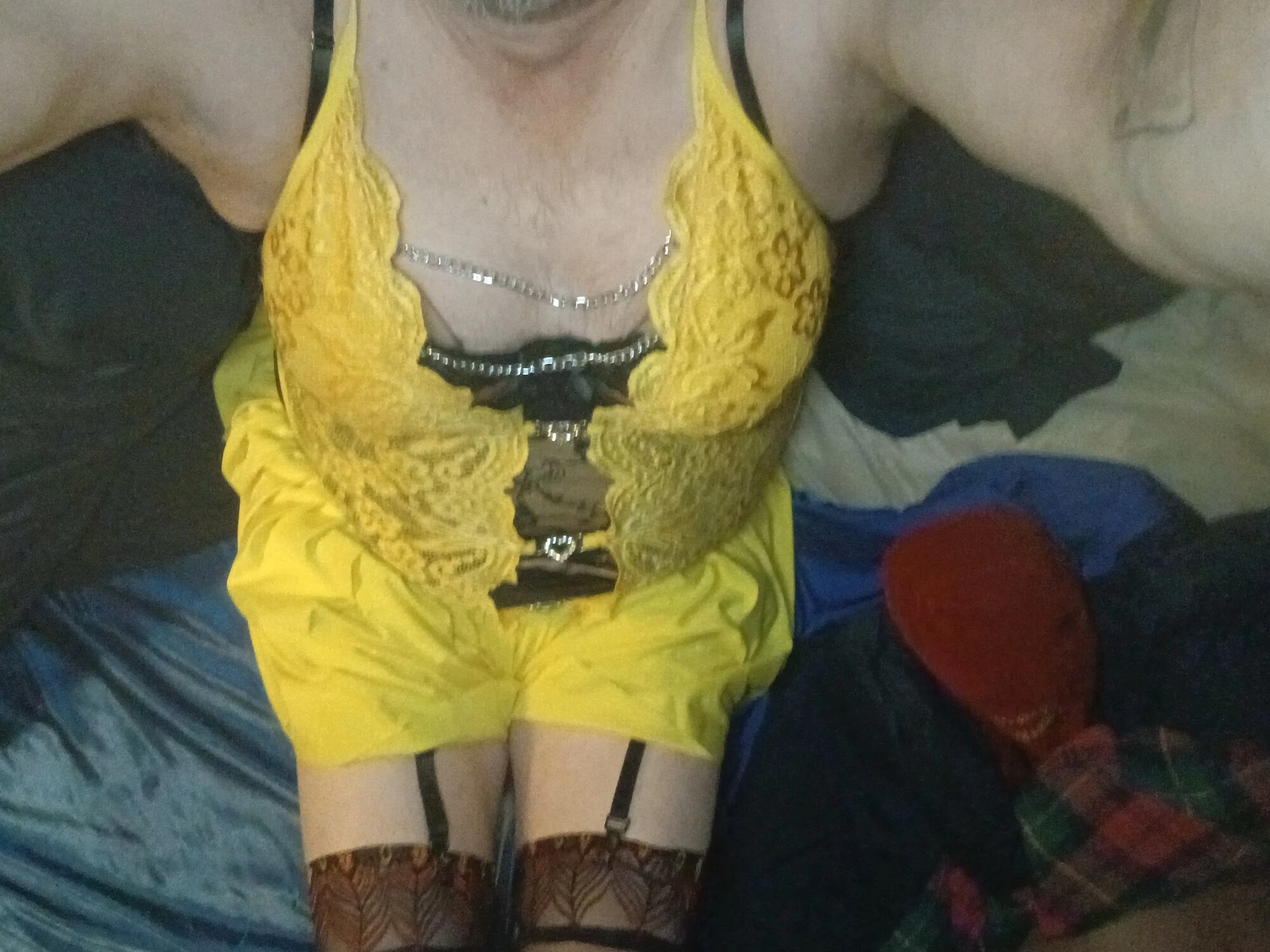 Panties and stockings and garters are my favorite. 