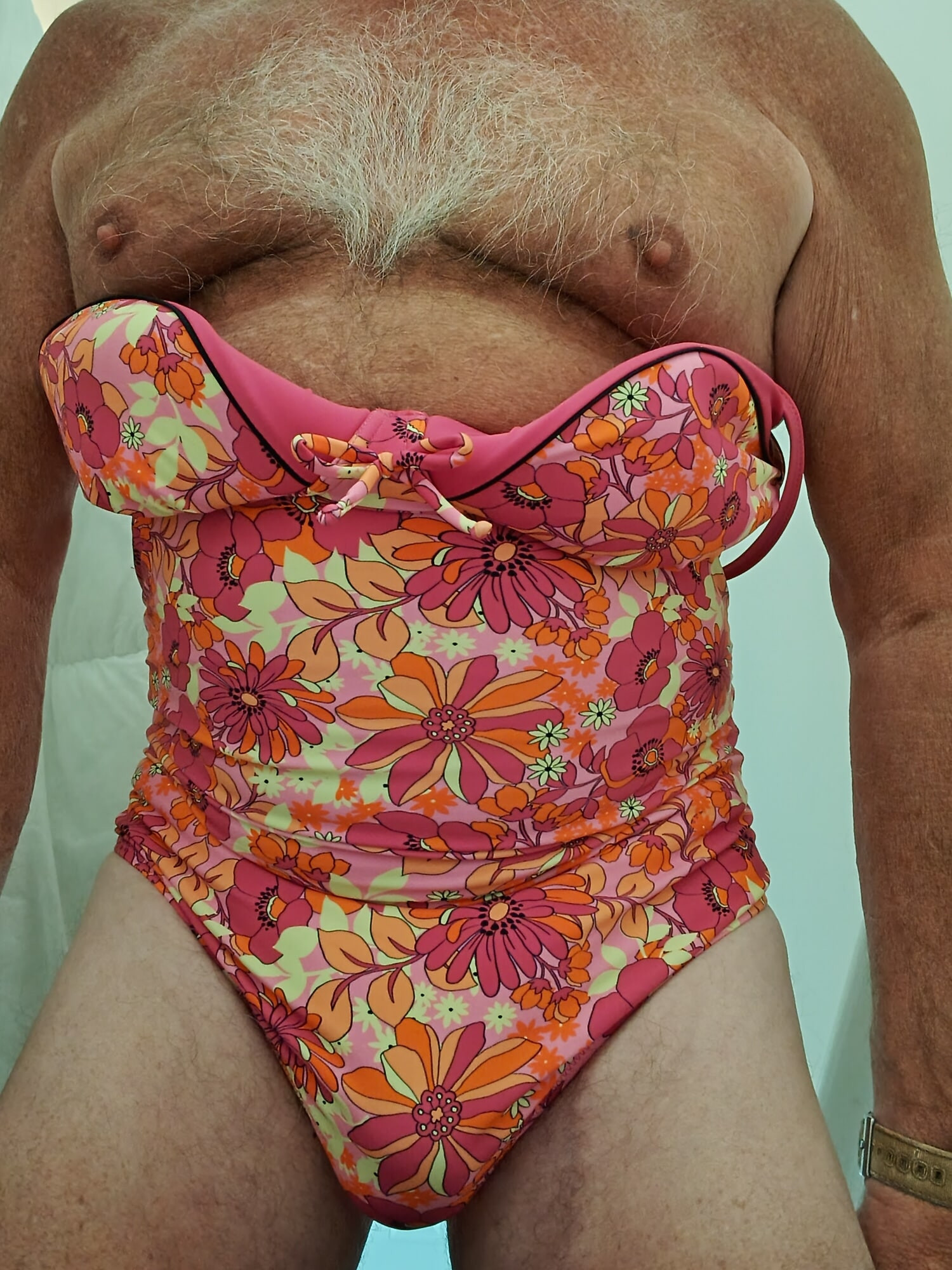 Bob in a swimsuit 