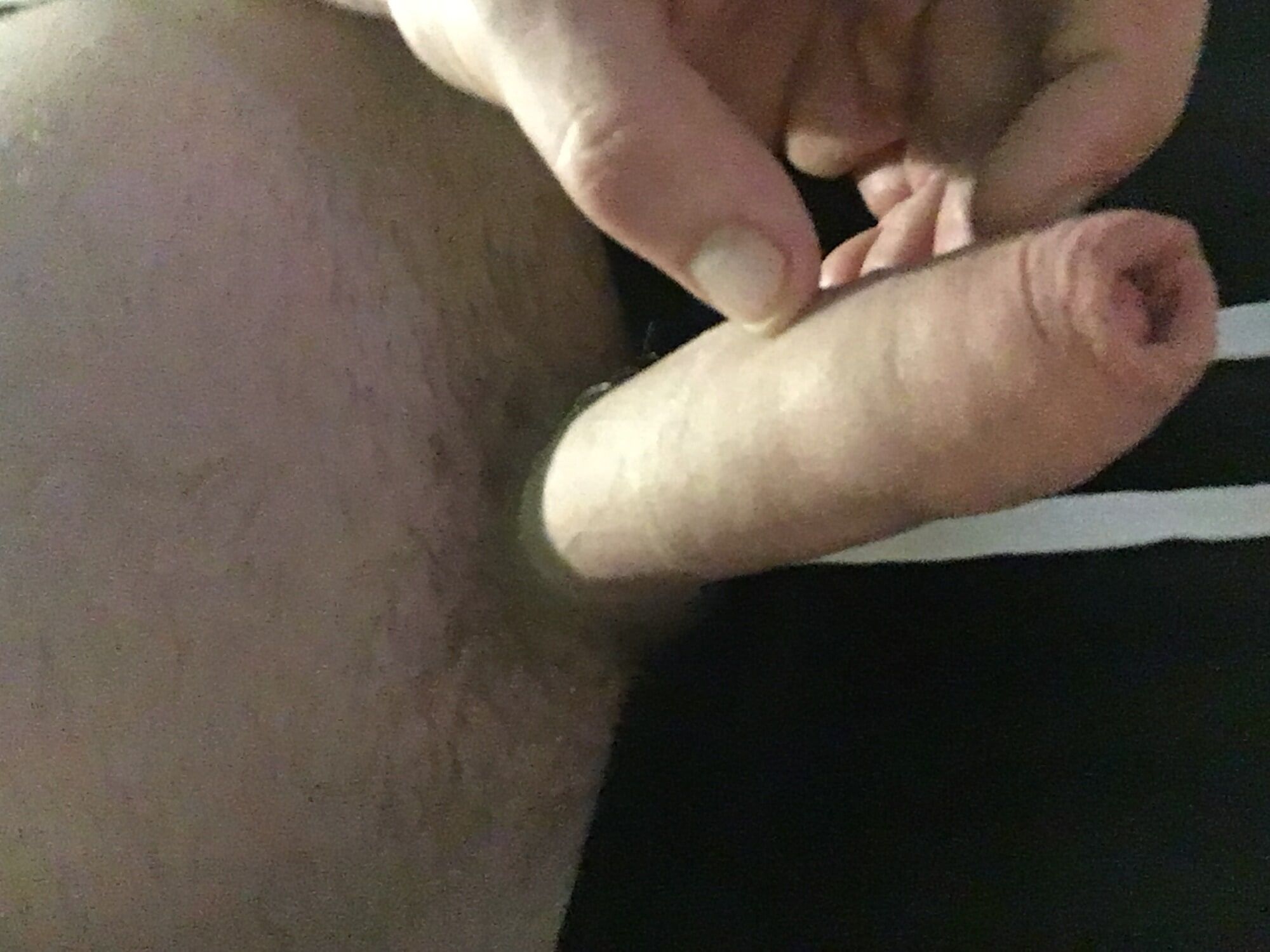 Hairy Dick And Balls Bondage Play With White Socks #20