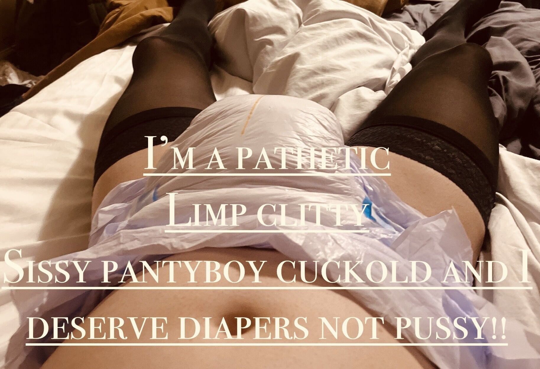 iMy sissy cucky ass in diapers and panties and of course cha #10