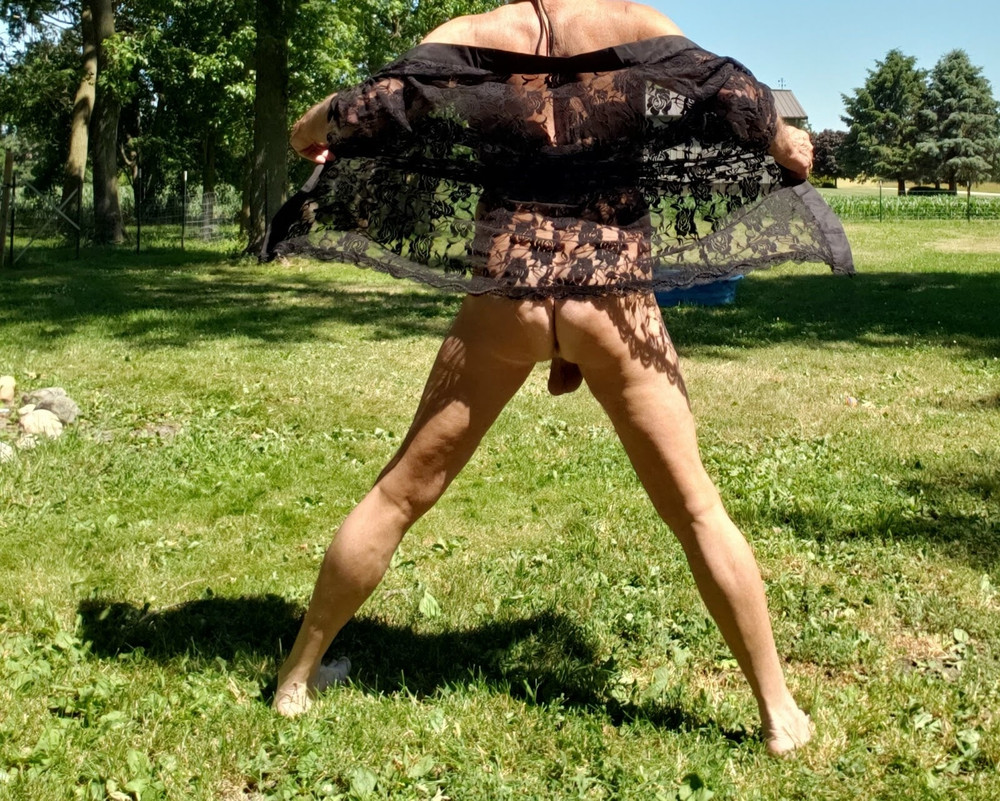 Sheer Robe in Public #37
