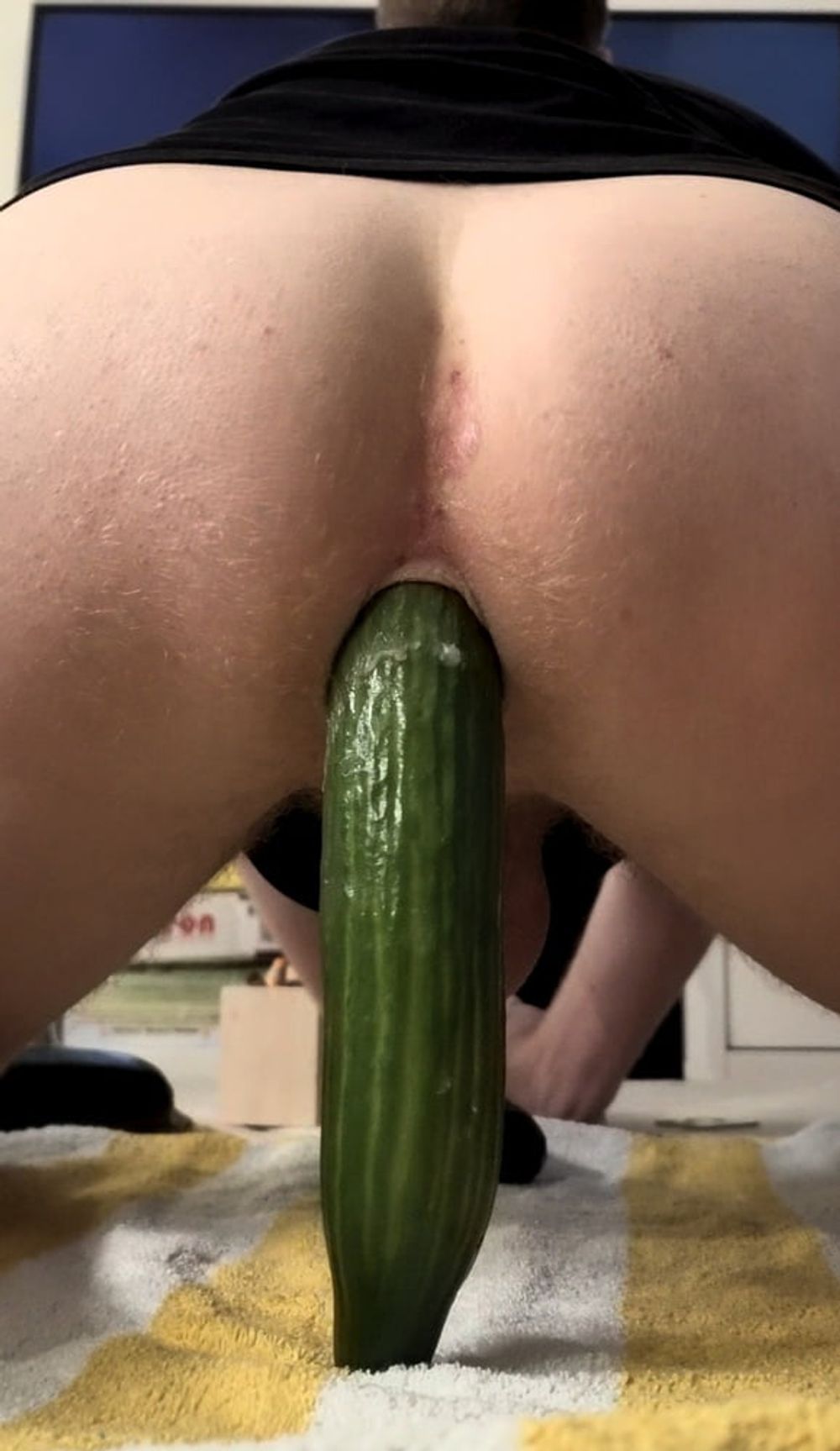 Anal toys from behind #3