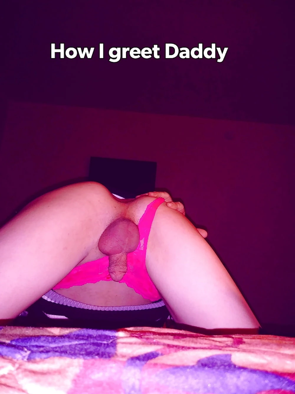 Taking daddy dick inside my tight little pink butthole #44
