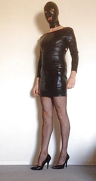 Latexmask &amp; Nylon stockings #5