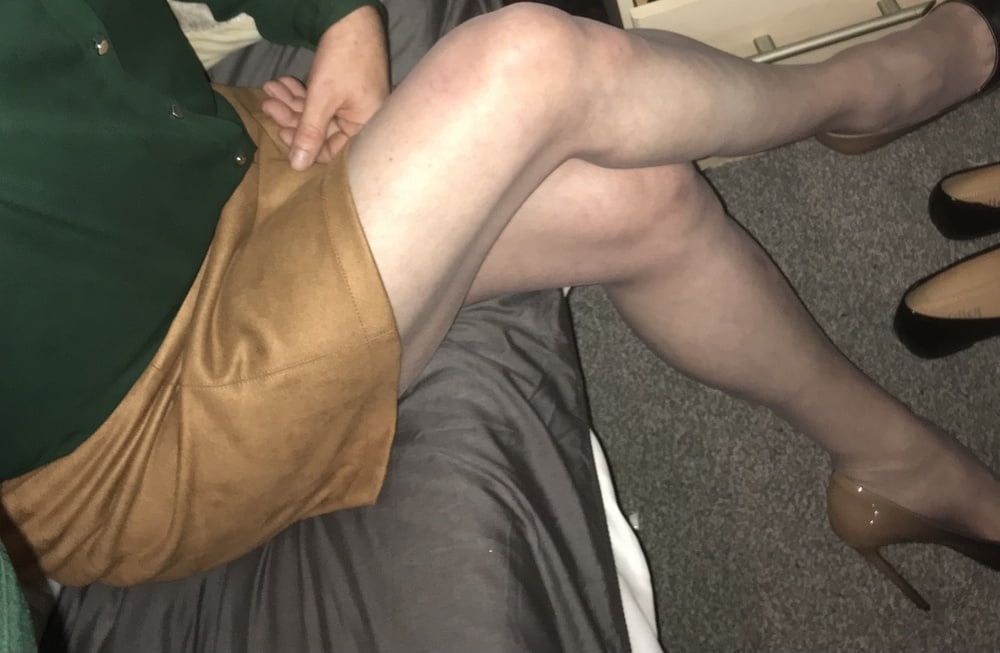 Heels nylons cock #11