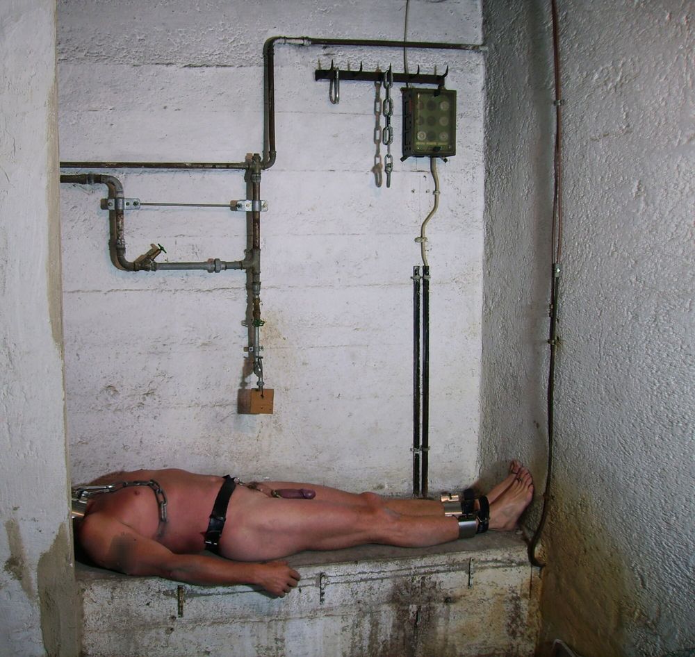 Slave Man locked up dirty Prison Erection #20