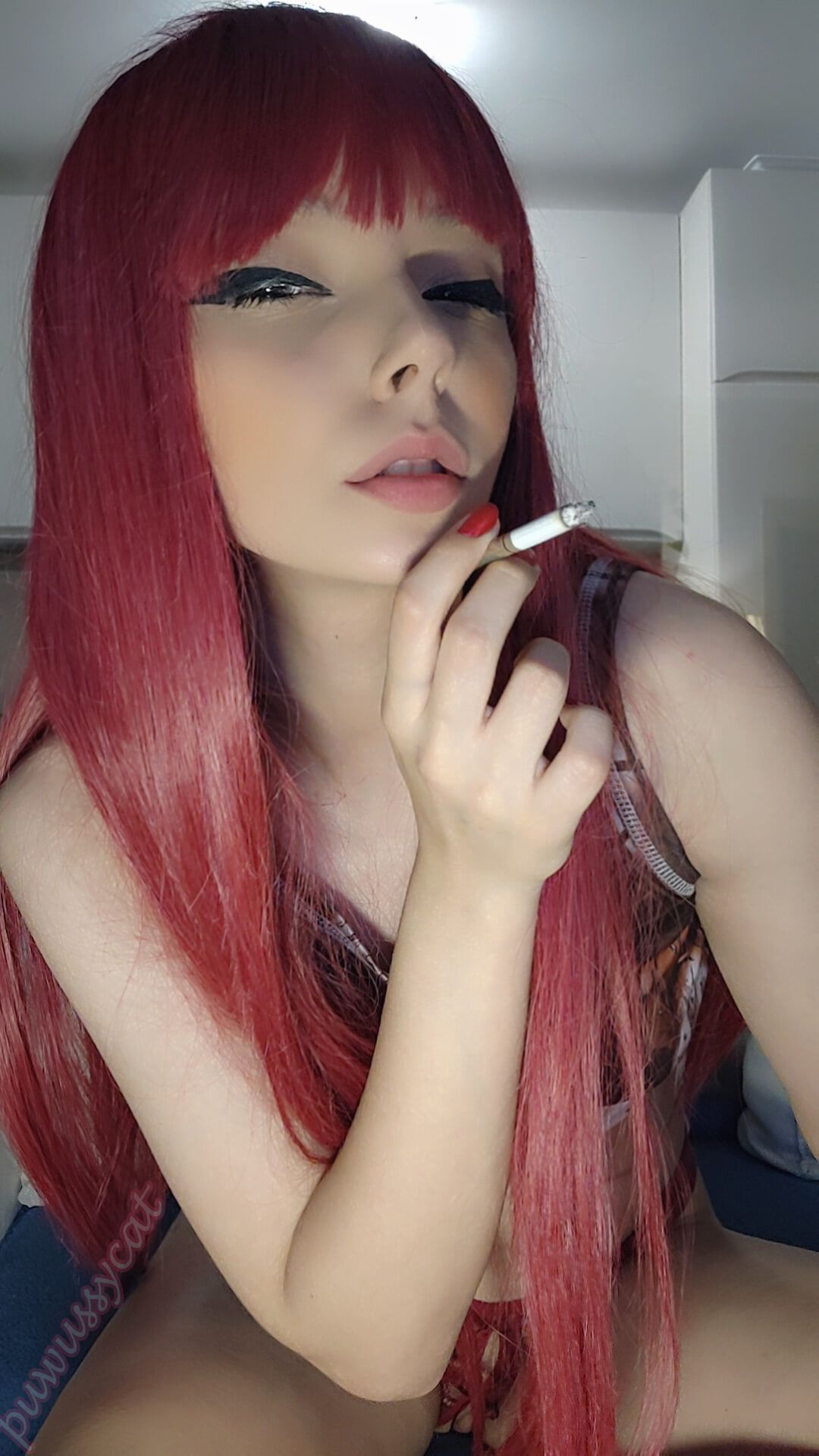 Anime Girl Smoking #7