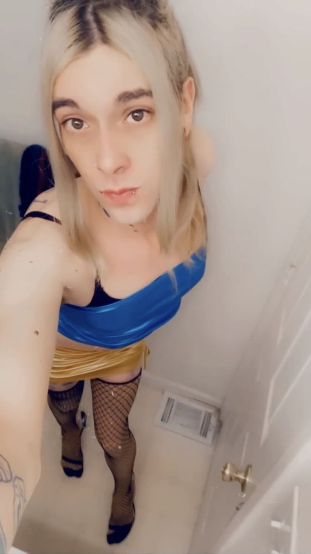 Blue and Yellow Slut #34