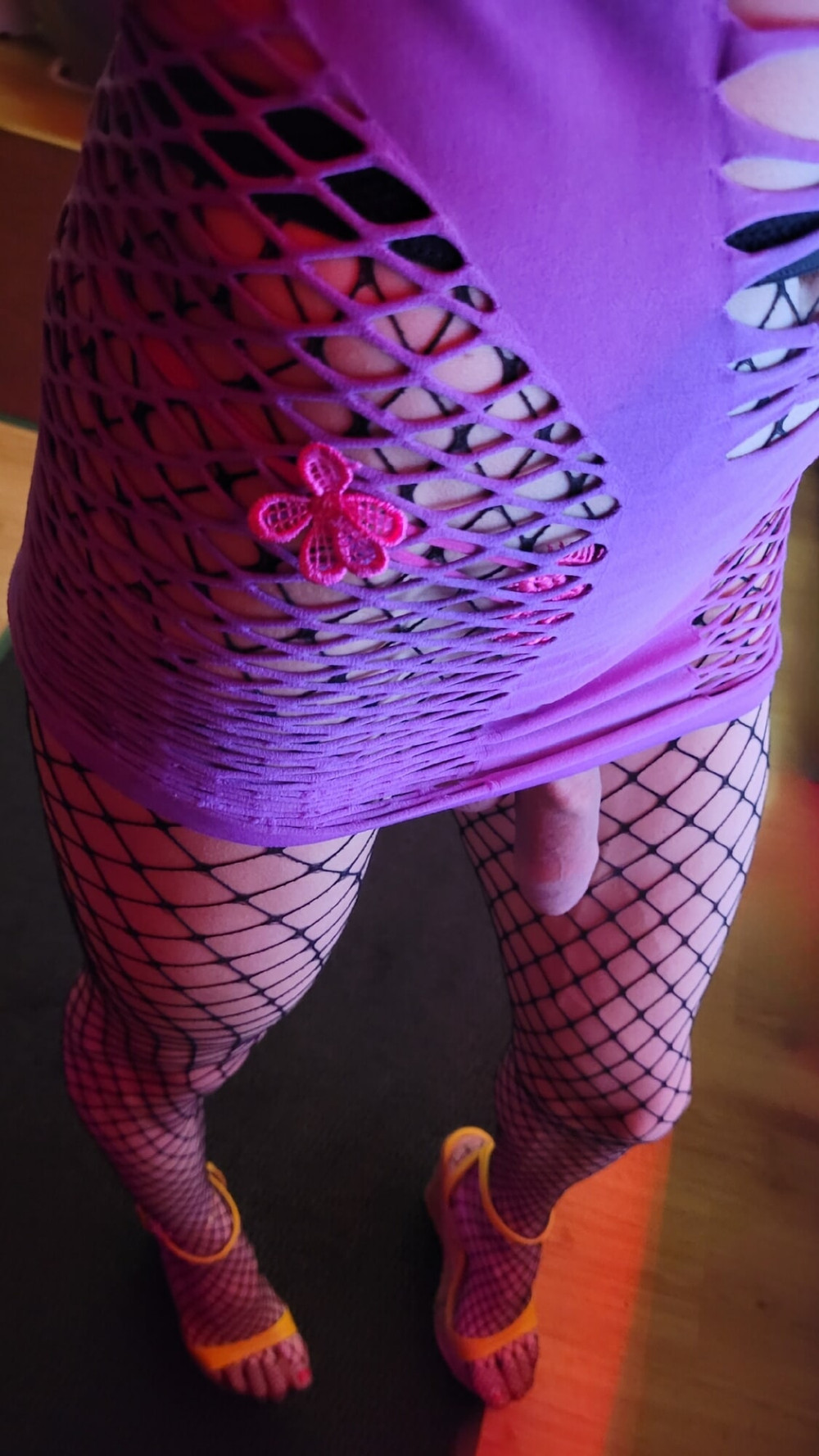 VioletBiTCH💜 Robe Resille Violette Full CAM4 VaneSsaBarBie #20