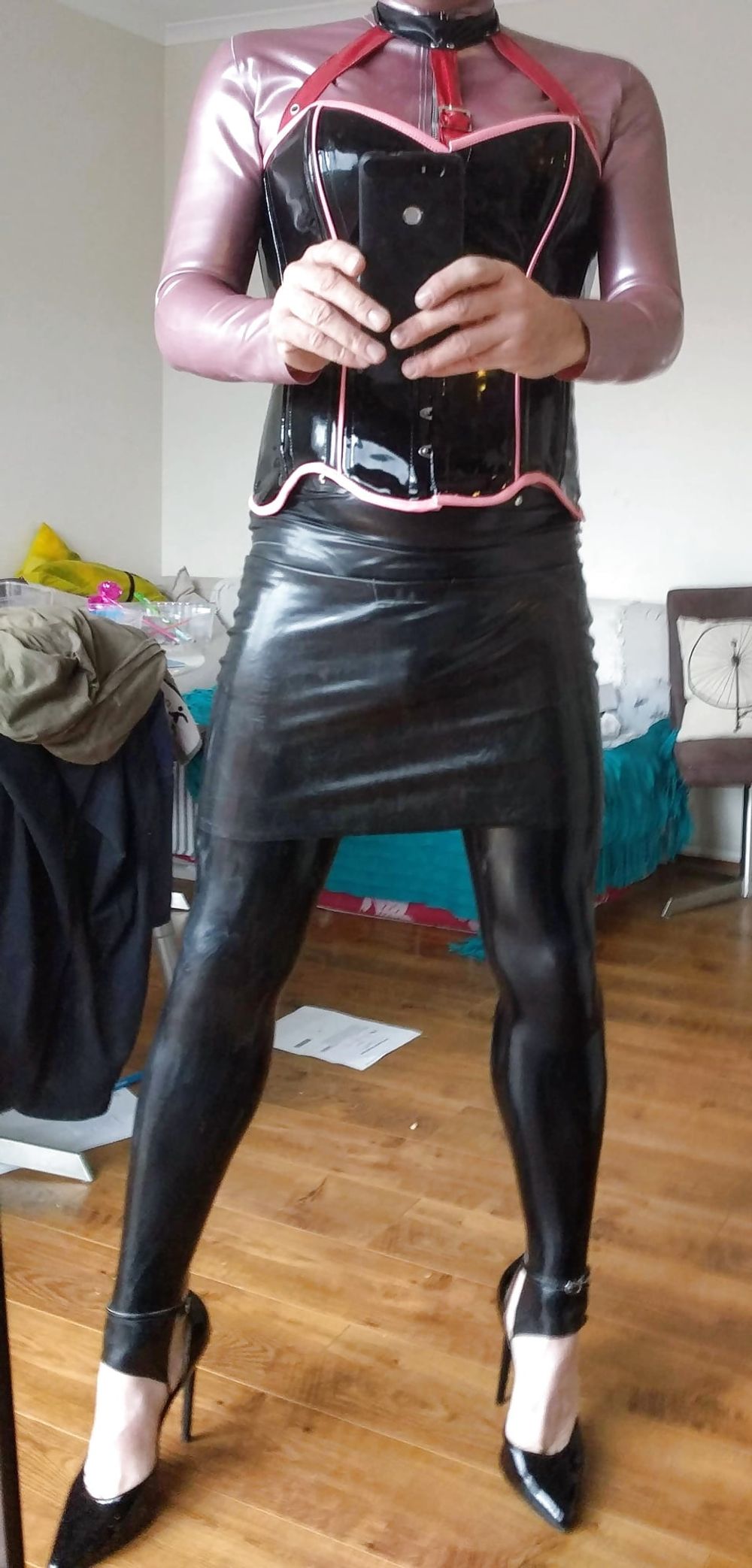 Rose Latex Top - Headless #2