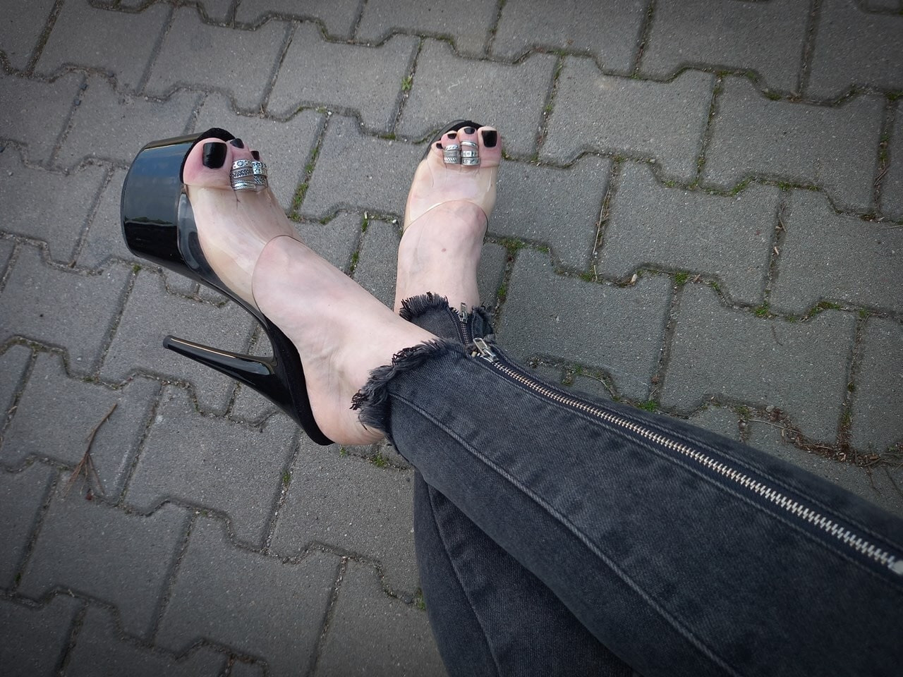 17cm stripper heels #42