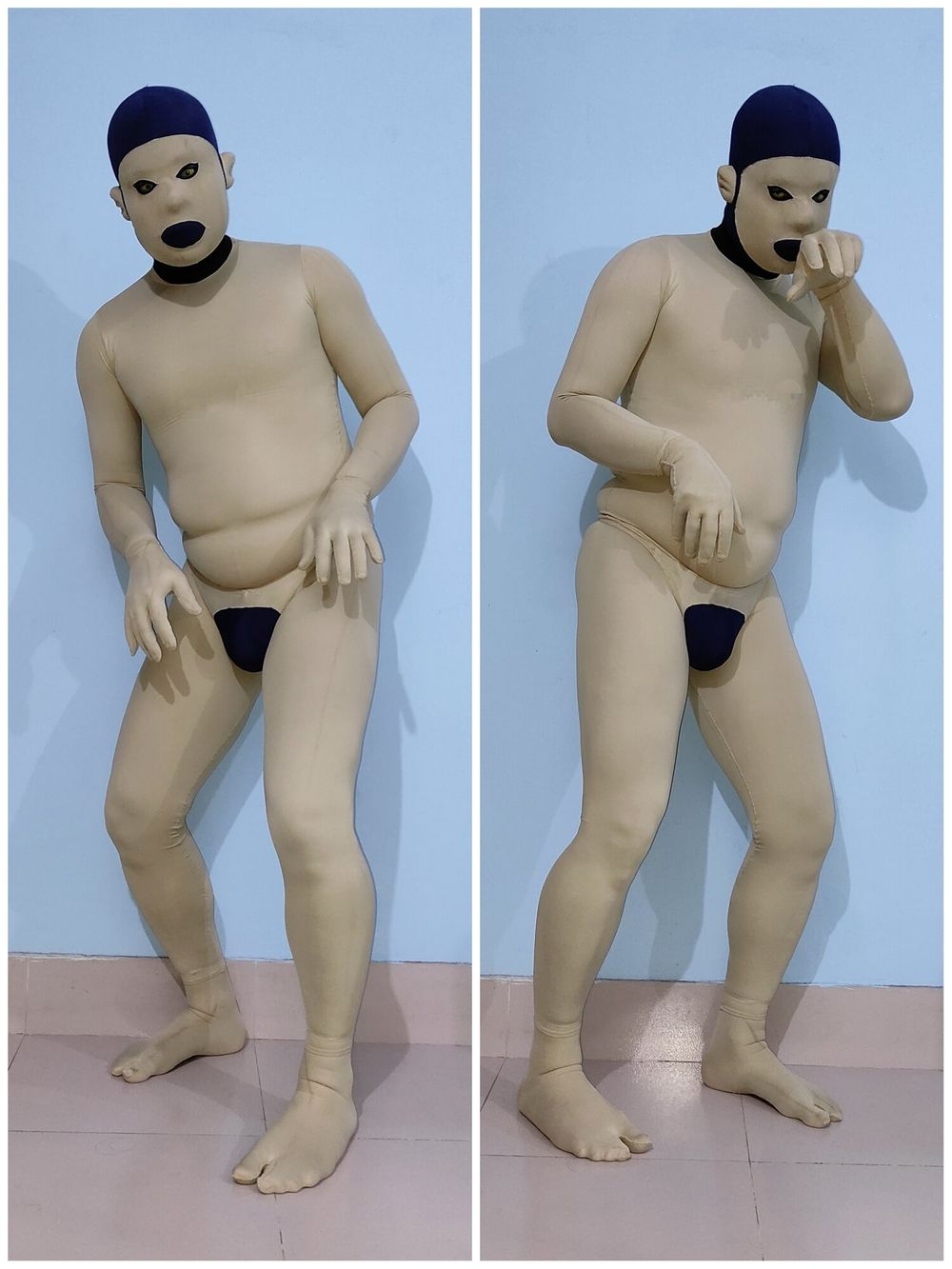 Zentai humananimal monkey man #3