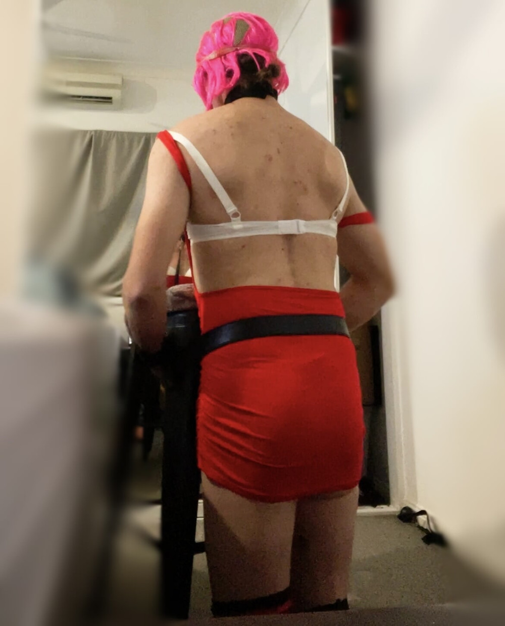 CD  CROSSDRESSER SISSY BITCH HIGH HEELS DILDO #4