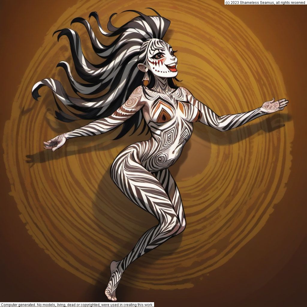 Zebra Girl #38