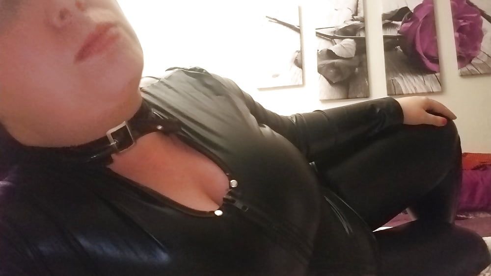 New cat suit birthday surprise for hubby - milf housewife  #20