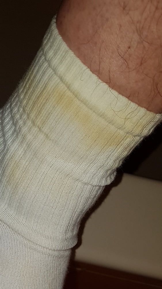 My white Socks - Pee #56