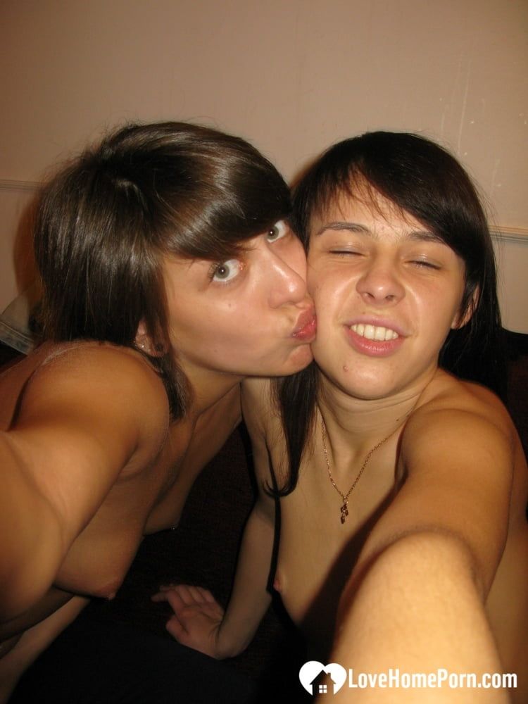 Amazing lesbian beauties play with some cream #19