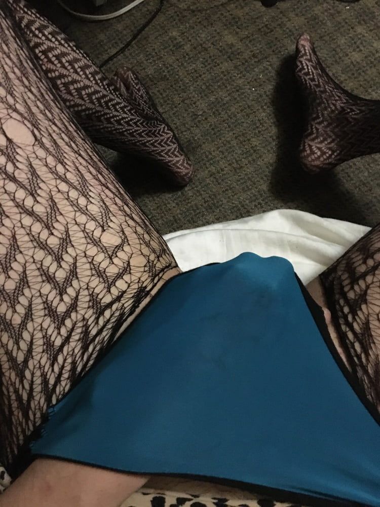 Monday sissy dress up before work #9