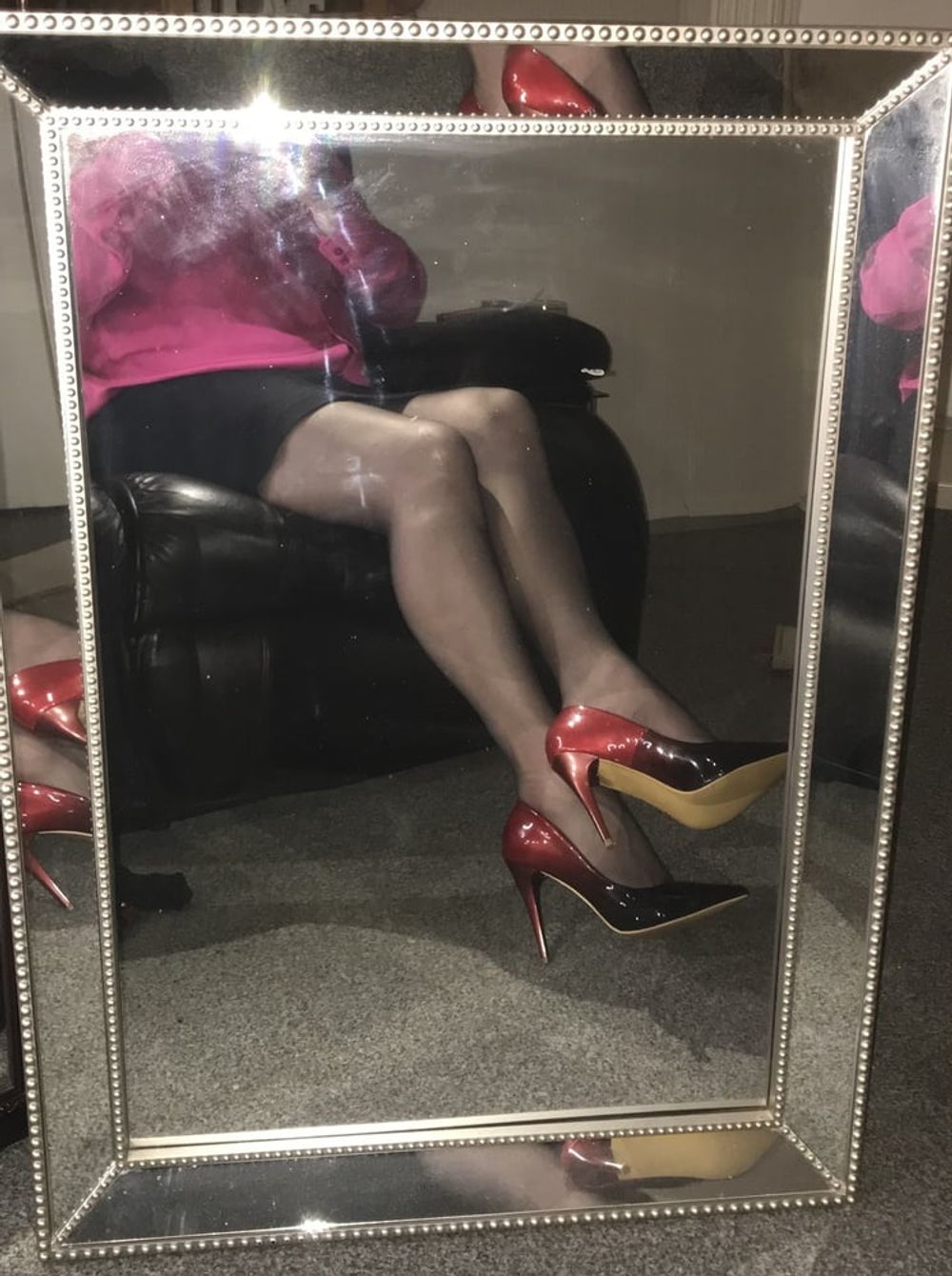 Heels nylons cock #28