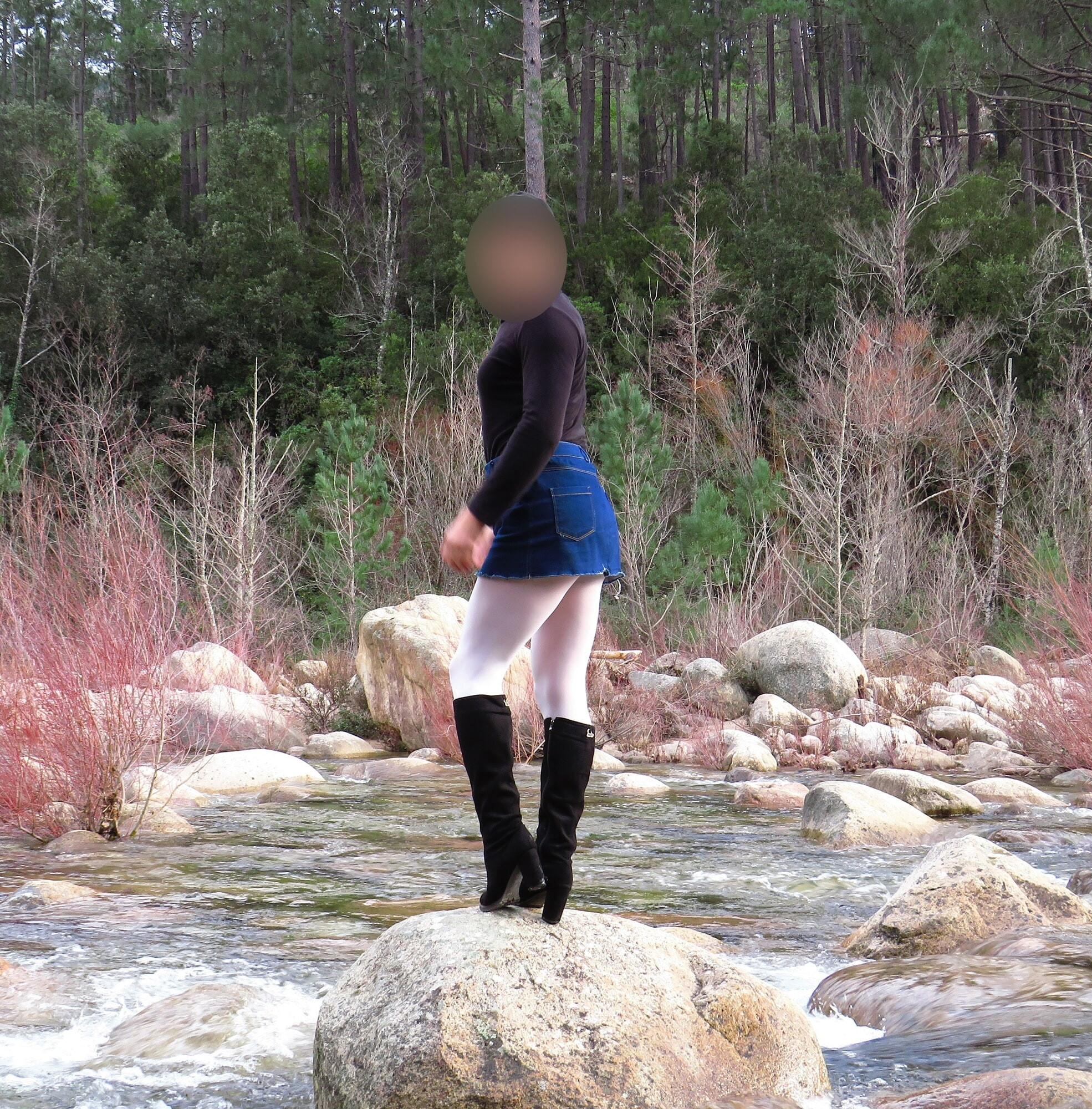 Femboy sexy ass in pantyhose #35