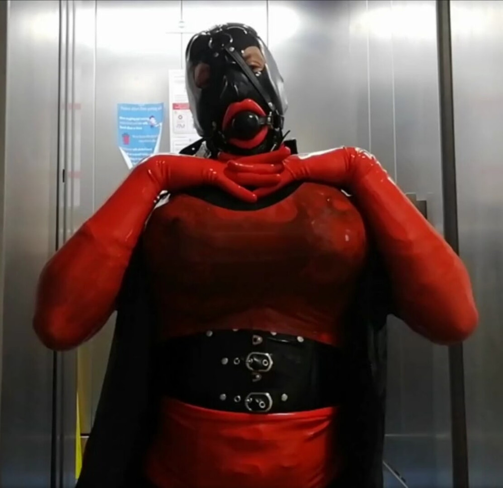 Alison in rubber #2