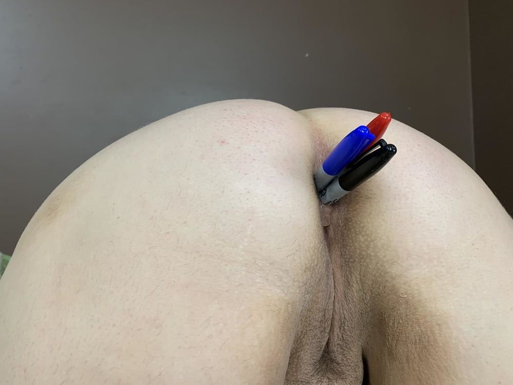 Sexy BBW Sharpies in Her Asshole #41