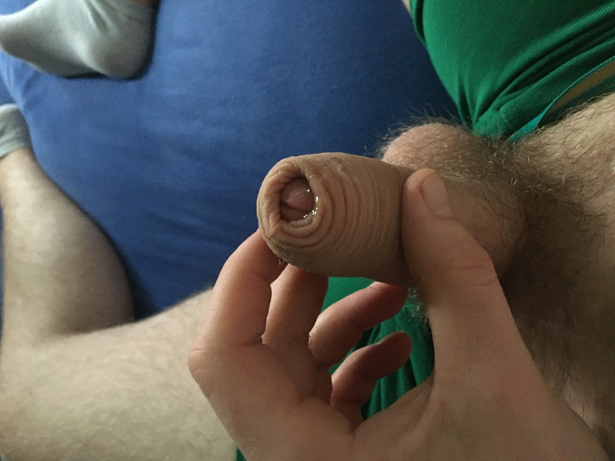 Hairy Dick And Balls Cockhead Foreskin Play With Pre- Cum #47