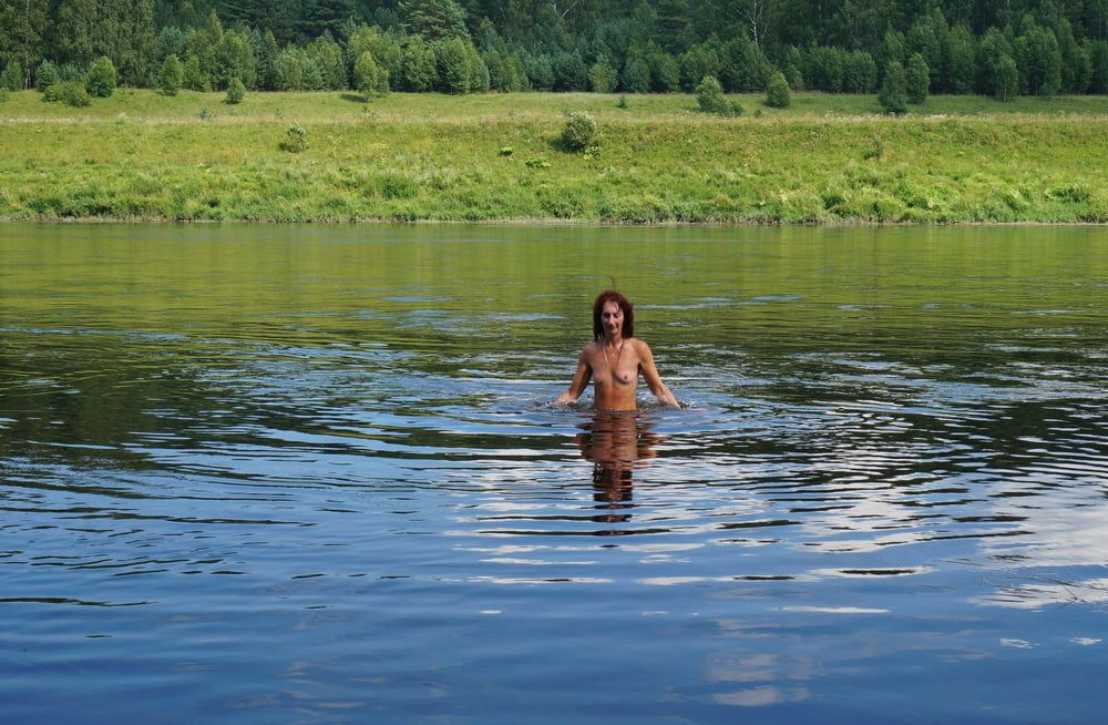 Nude Playing in Volga-river #51