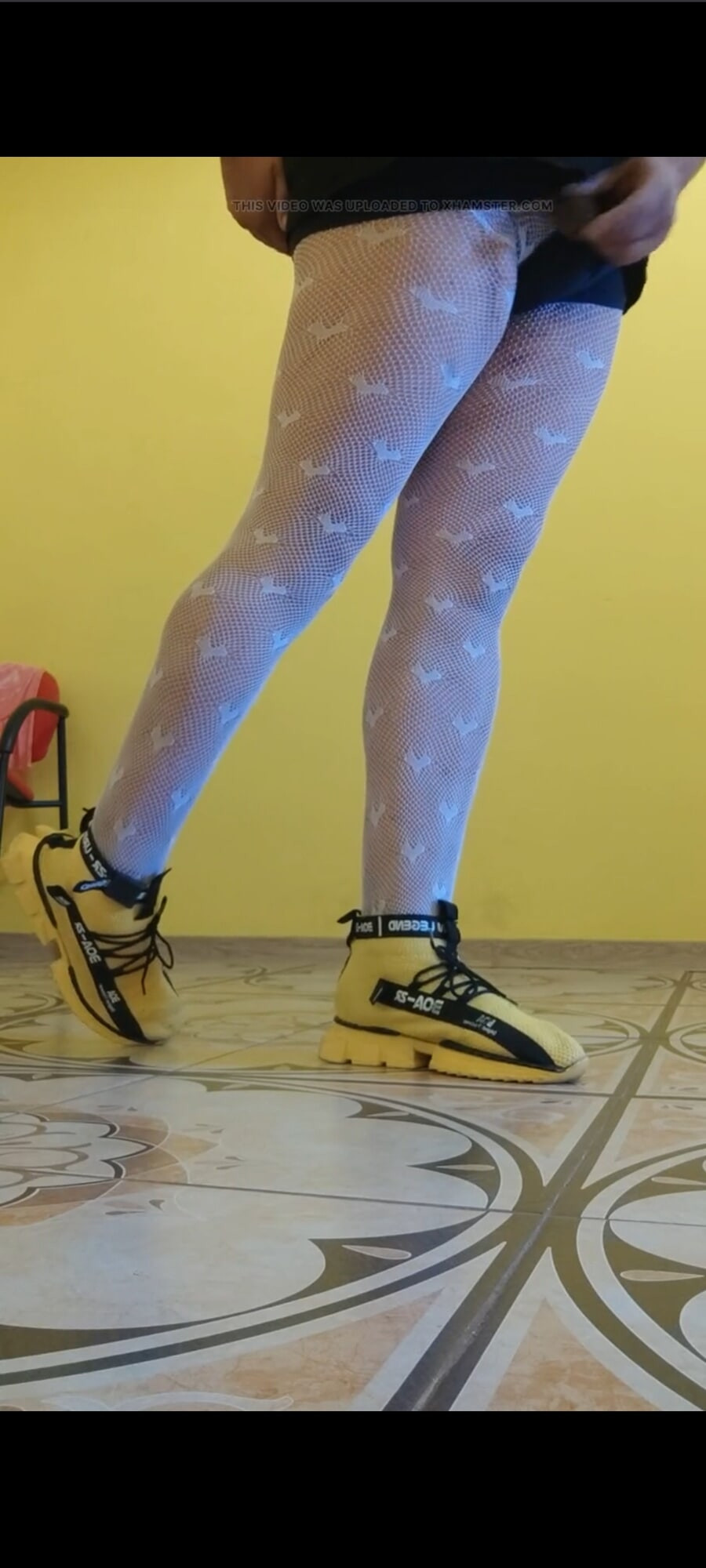 In hearts white pantyhose