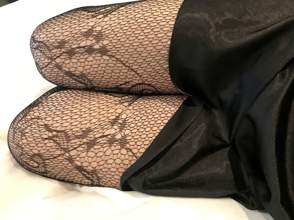 Black fishnet tights #37