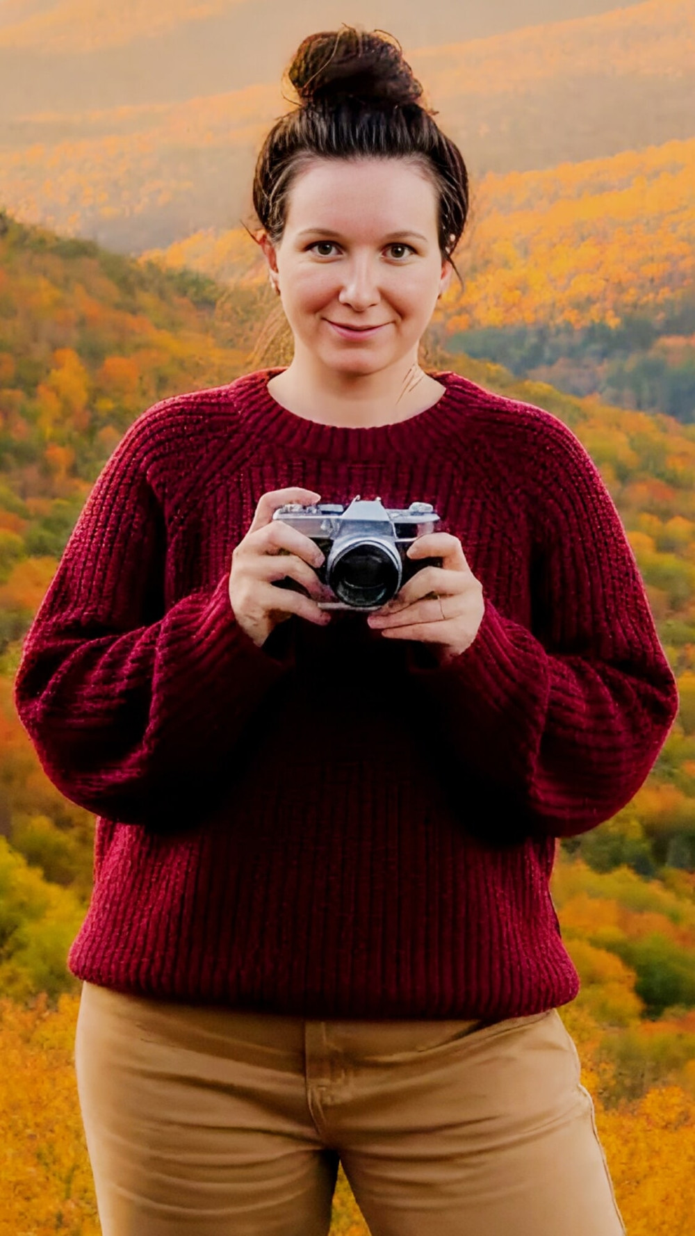 I wore my red sweater and was nude for my 61f soccer coach  #25