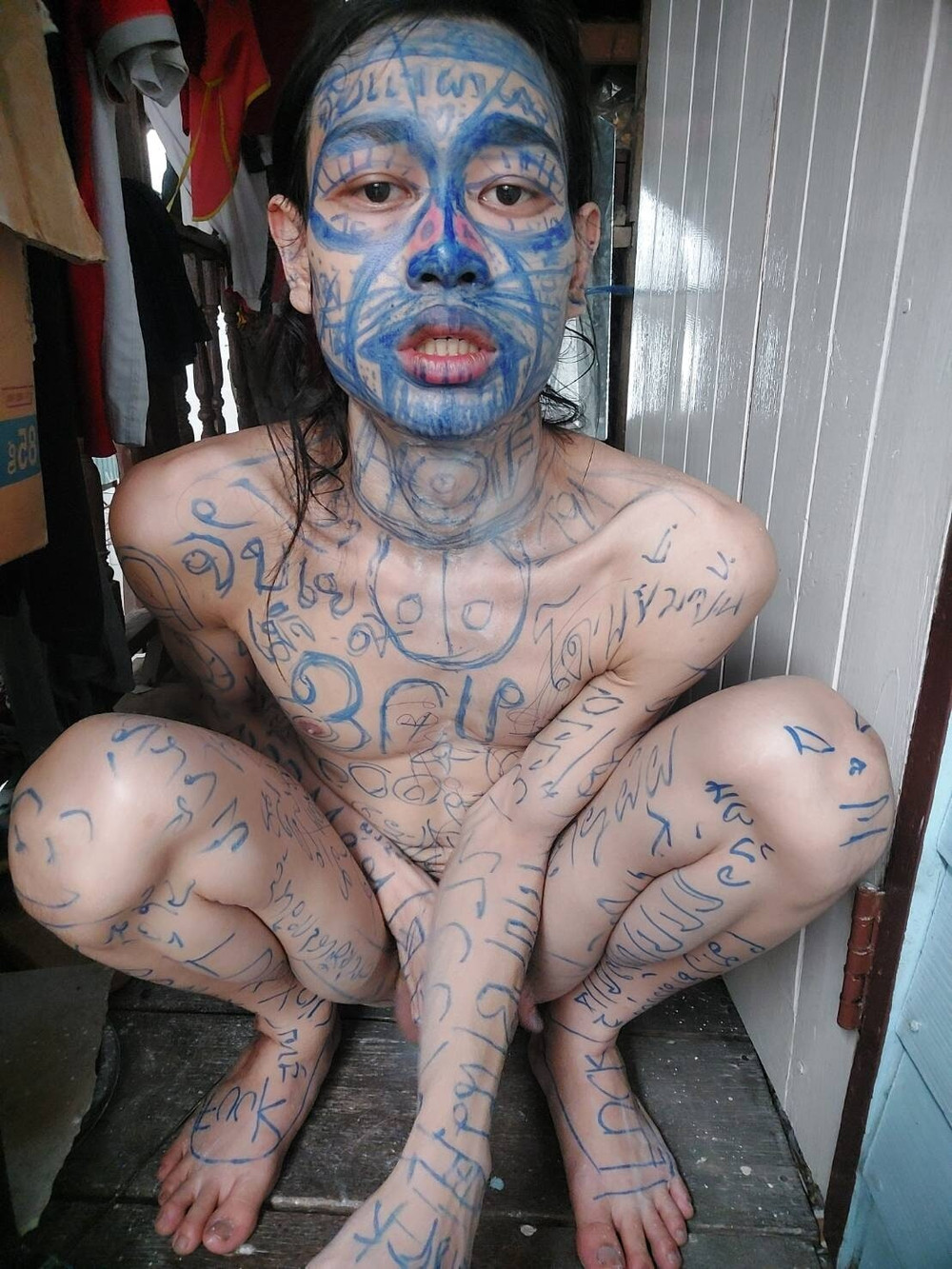 blue clown #9