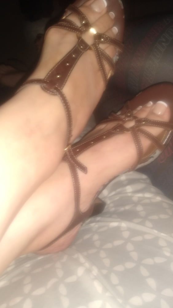 Wanna cum on my cute feet? #14