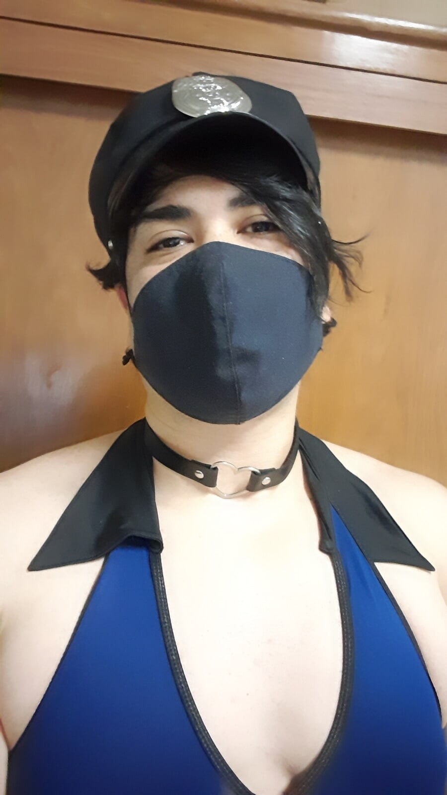 Latin Sissy slut black fishnet and lingerie #28