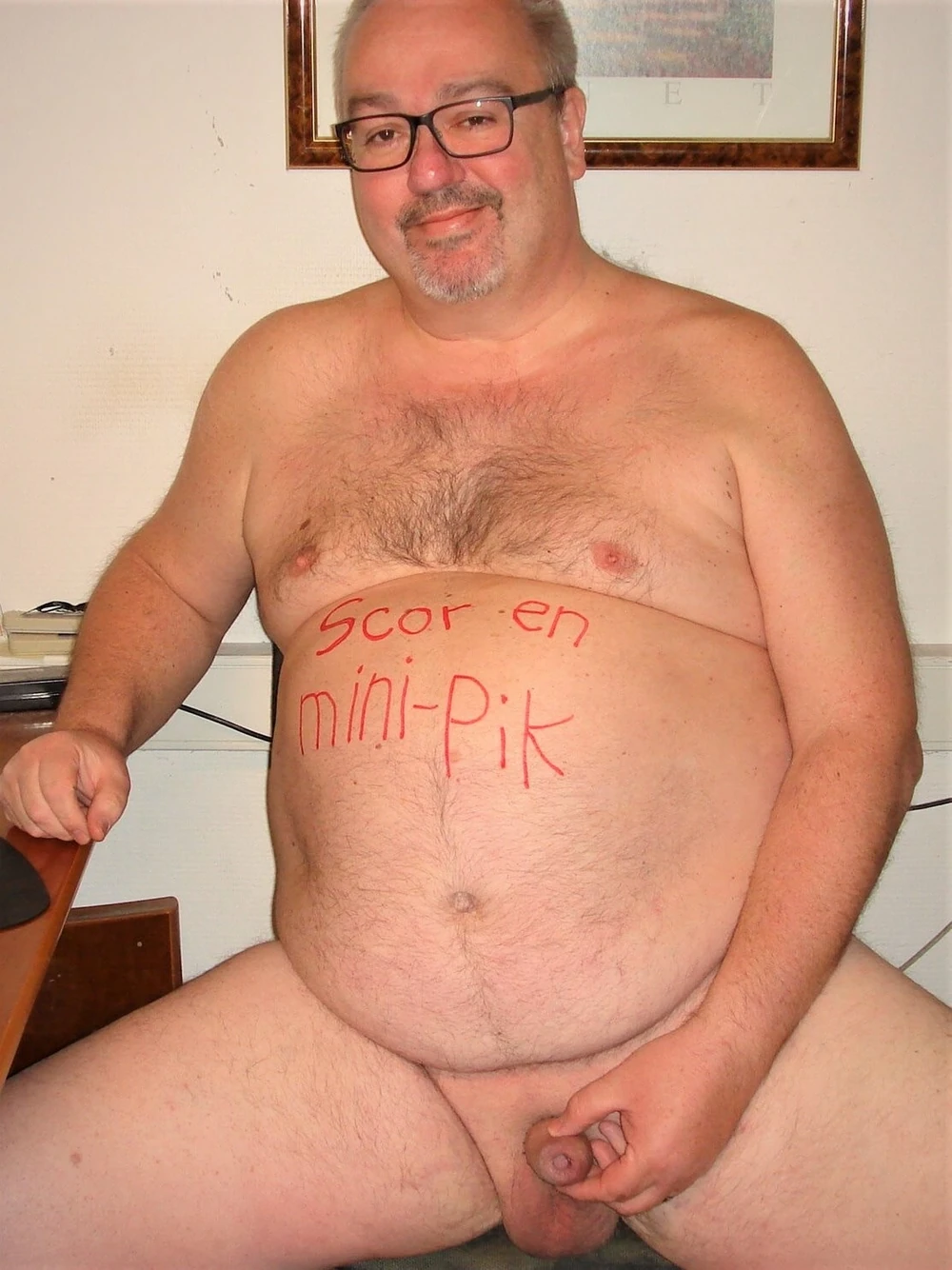 Fat man - small cock #21