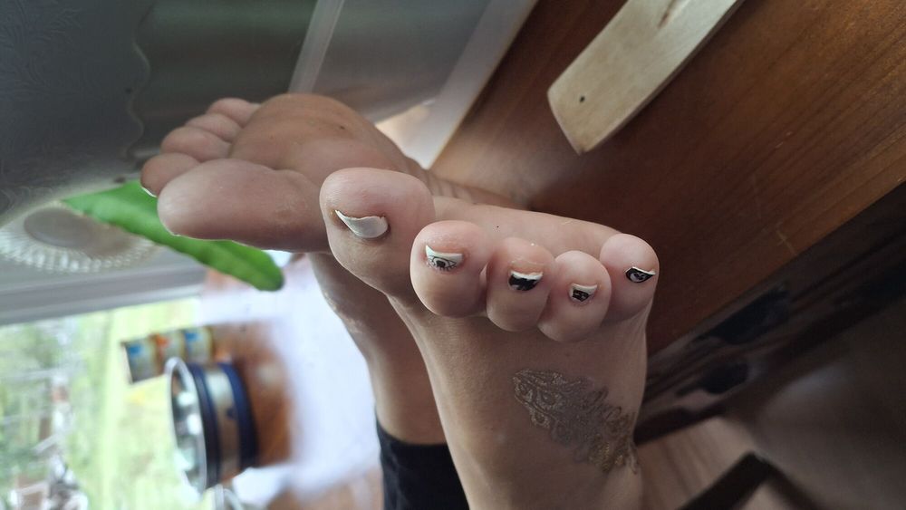 GF Showing off her feet #11