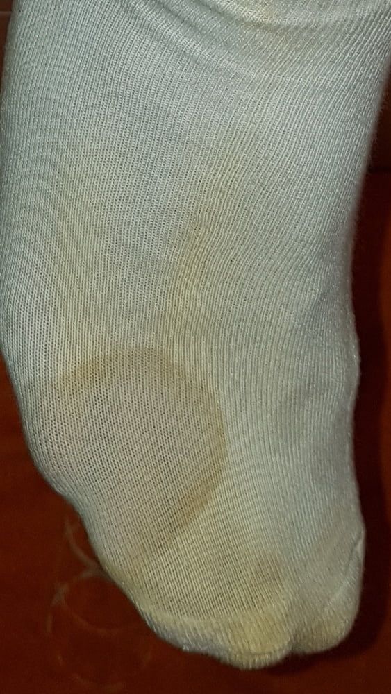 My white Socks - Pee #49